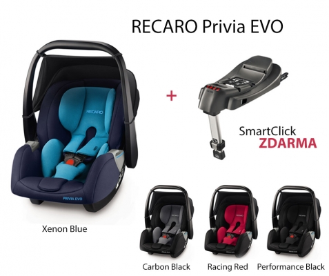 SmartClick ZDARMA k autosedačce RECARO