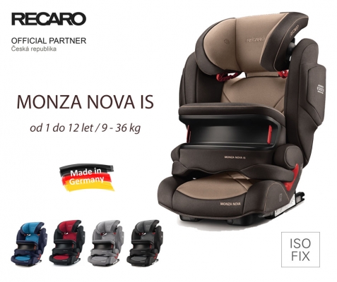 RECARO MONZA NOVA IS nyní v 5 barvách
